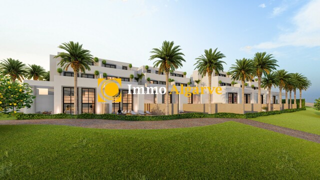 New development in Santa Barbara de Nexe of 8 contemporary villas with superb sea views, 1 last villa remaining!